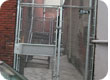 Gate with panic bar