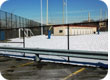 Parking lot guide rail