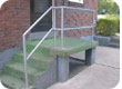 Welded pipe railing