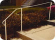 Iron railing with no pickets