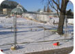 Temporary fence panel
