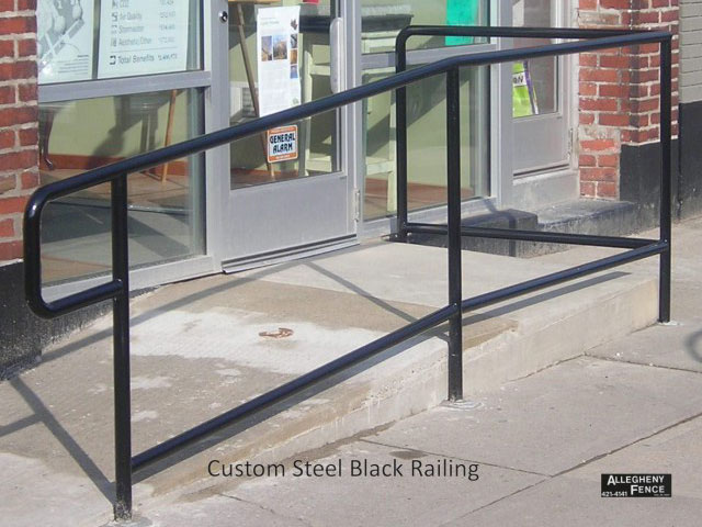 Custom Steel Black Railing