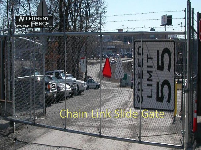 Chain Link Slide Gate 3