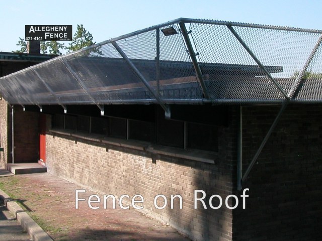 Fence on Roof