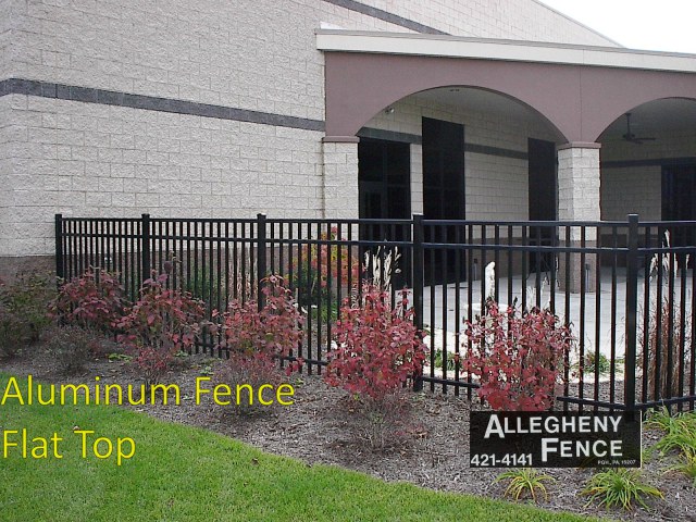 Aluminum Fence Flat Top