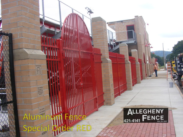Aluminum Fence Special Order Red
