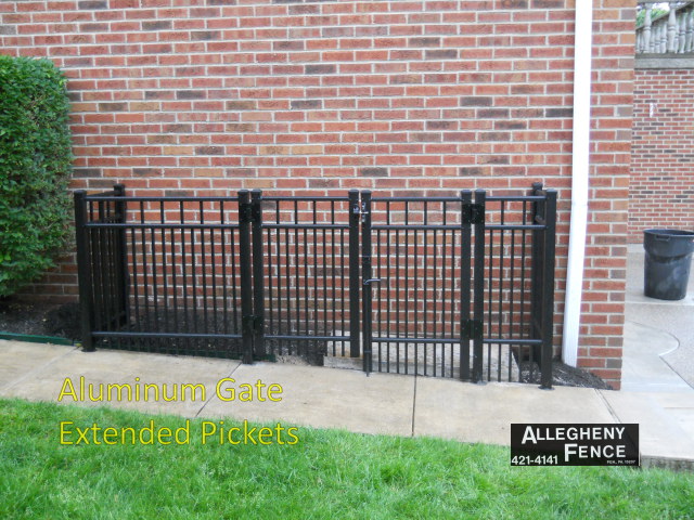 Aluminum Gate Extended Pickets