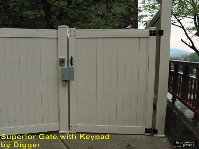 Superior Gate with Keypad by Digger
