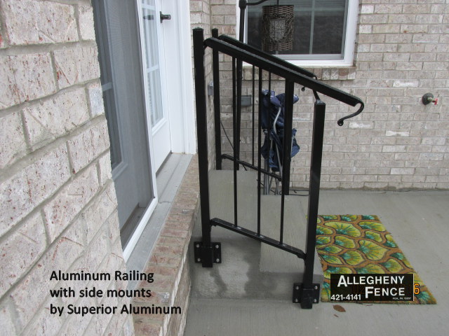 Aluminum Railing with Side Mounts by Superior Aluminum
