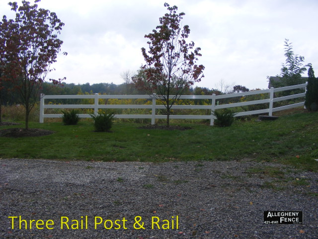 Three Rail Post & Rail