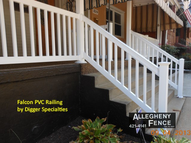 Falcon PVC Railing by Digger Specialties
