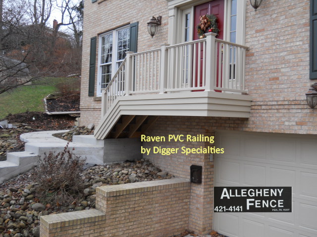 Raven PVC Railing by Digger Specialties