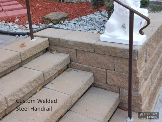 Custom Welded Steel Handrail