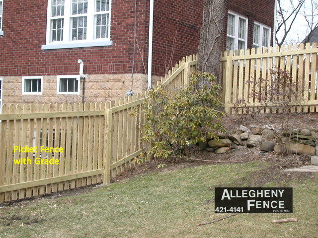 Picket Fence with Grade