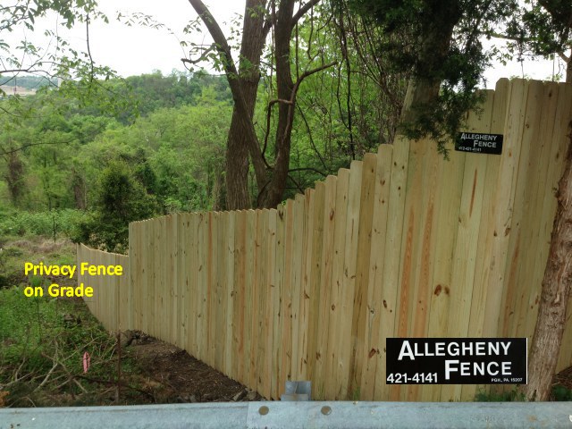 Picket Fence on Grade
